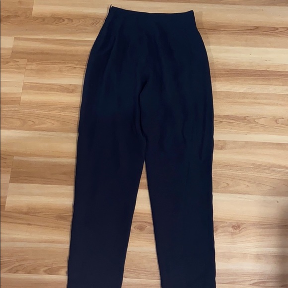 Black High Waisted Slacks - Picture 7 of 7